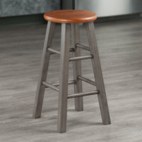 Rustic Gray / Teak