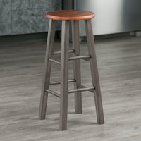 Rustic Gray / Teak