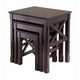 Xola 3-Pc Nesting Tables Cappuccino WIN-40333