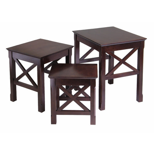 Xola 3-Pc Nesting Tables, Cappuccino