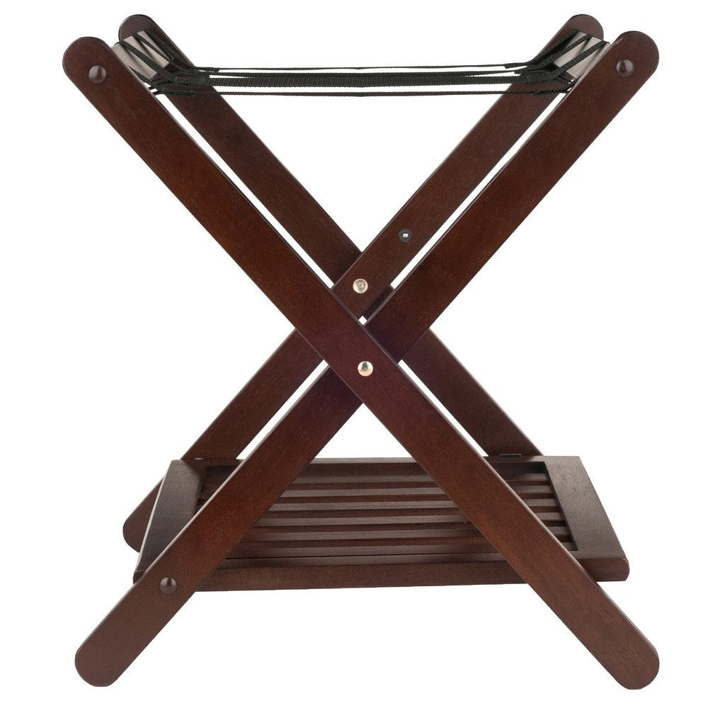 Reese Luggage Rack Shelf Cappuccino WIN-40436