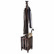 Memphis Coat Tree with Umbrella Rack Cappuccino WIN-40474