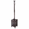 Memphis Coat Tree with Umbrella Rack, Cappuccino