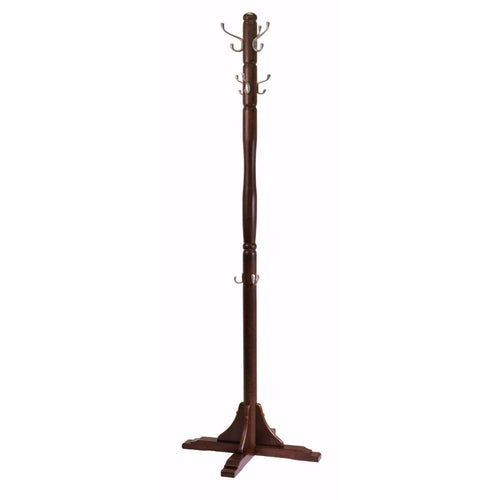 Jera Coat Tree, 9 Hook, Cappuccino