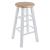 Element 2-Pc Counter Stool Set Natural and White WIN-53274
