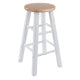 Element 2-Pc Counter Stool Set Natural and White WIN-53274