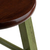 Ivy Bar Stool Rustic Green and Walnut WIN-64230