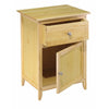 Eugene Accent Table, Nightstand, Natural