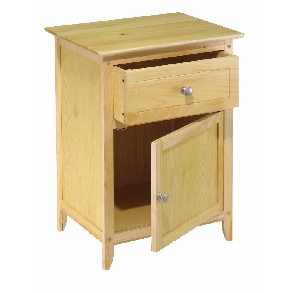 Eugene Accent Table, Nightstand, Natural