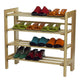 Clifford 4-Tier Shoe Rack Stackable Natural WIN-81228