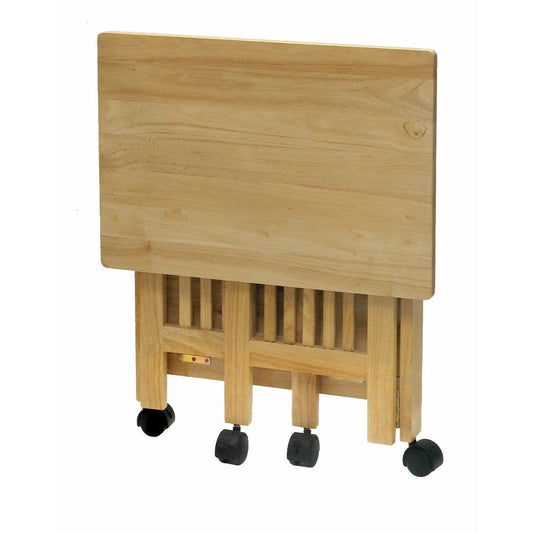 Mission Foldable Printer Stand, Natural