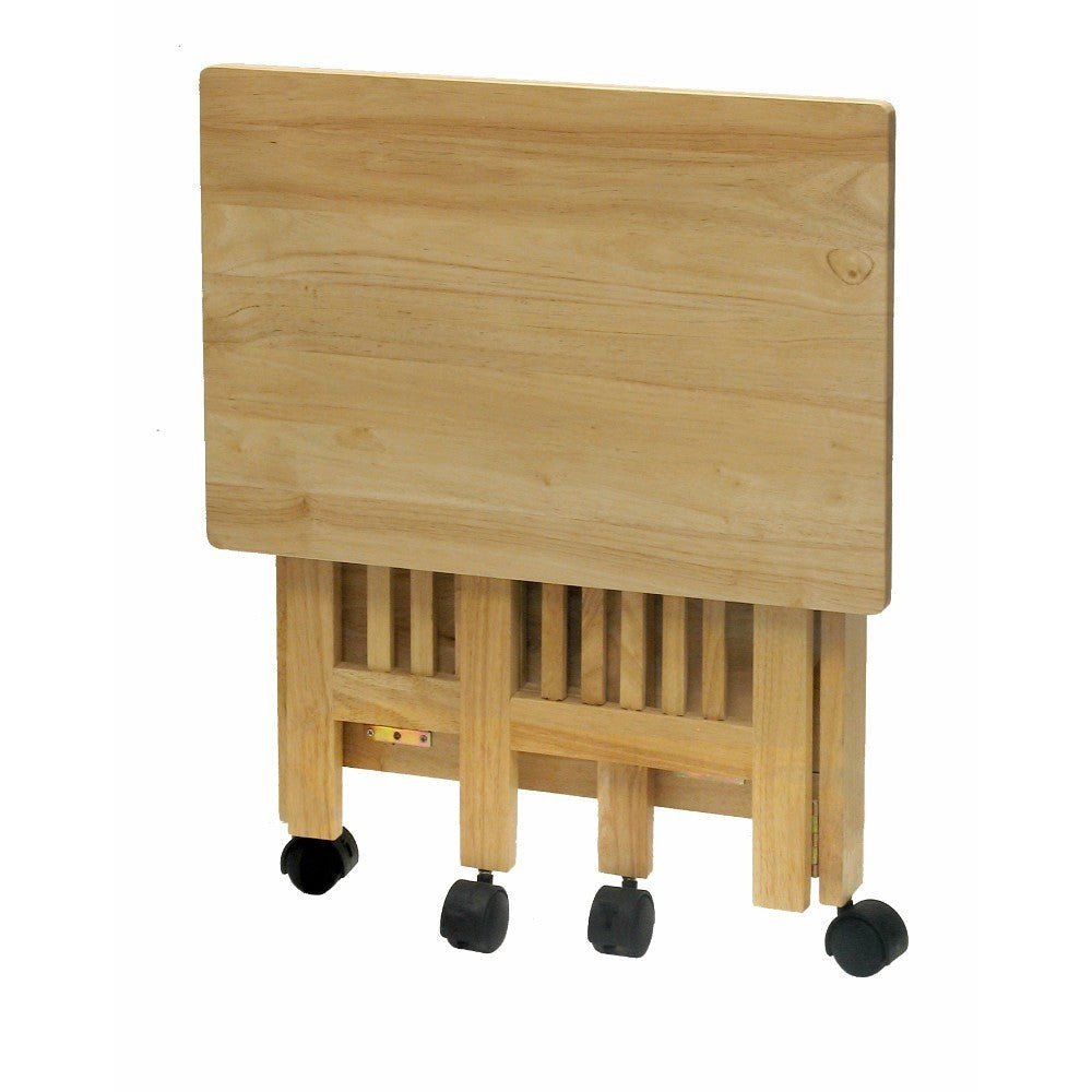 Mission Foldable Printer Stand, Natural