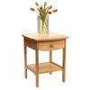 Claire Curved Accent Table Nightstand Natural WIN-82218