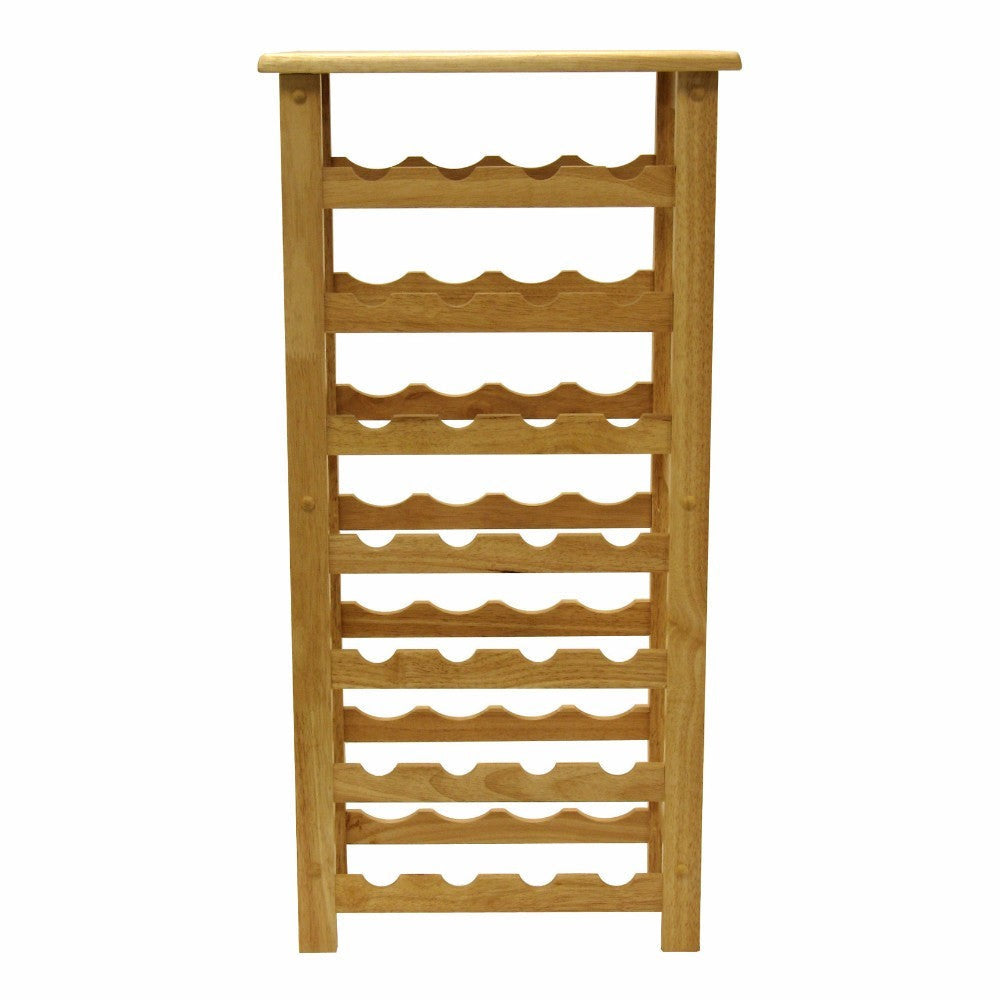 Napa 28-Bottle Wine Rack, Natural