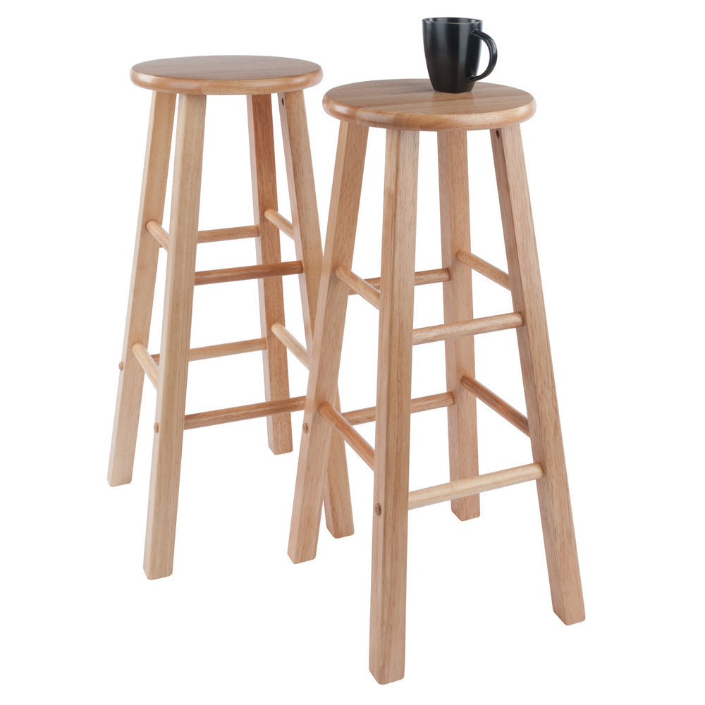 Element 2-Pc Bar Stool Set Natural WIN-83270