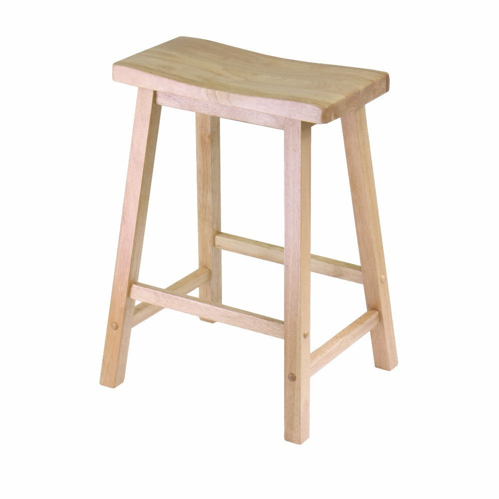 Satori Saddle Seat Counter Stool, Natural