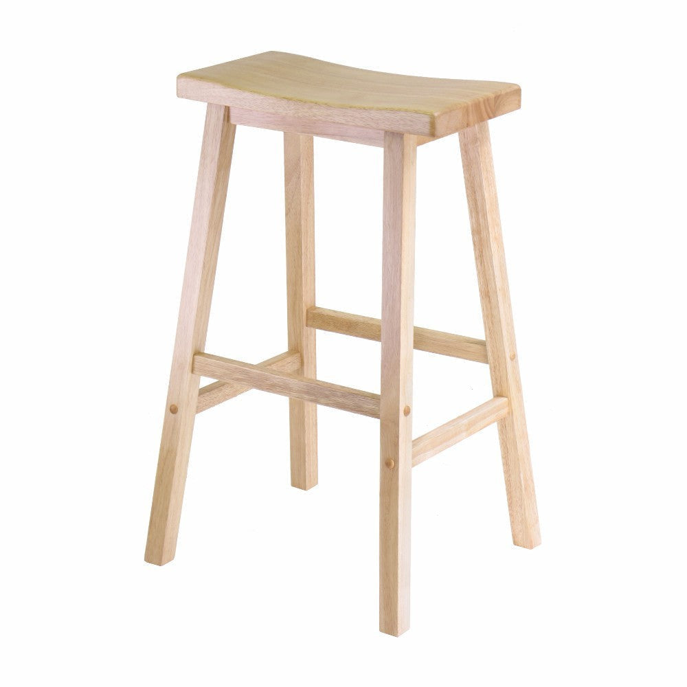 Satori Saddle Seat Bar Stool, Natural