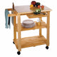 Mario Kitchen Utility Cart Natural WIN-89933