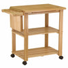 Mario Kitchen Utility Cart, Natural