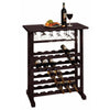 Vinny 24-Bottle Wine Rack Espresso WIN-92023