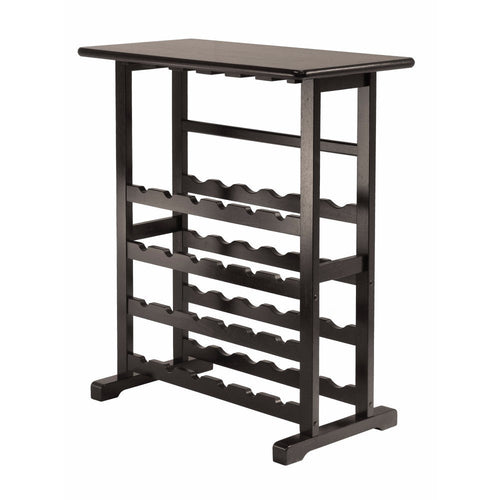 Vinny 24-Bottle Wine Rack, Espresso
