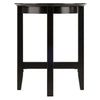 Toby Round Accent End Table Espresso WIN-92118