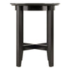 Toby Round Accent End Table Espresso WIN-92118