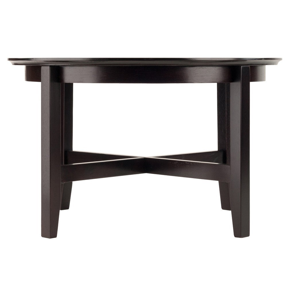Toby Round Coffee Table Espresso WIN-92143