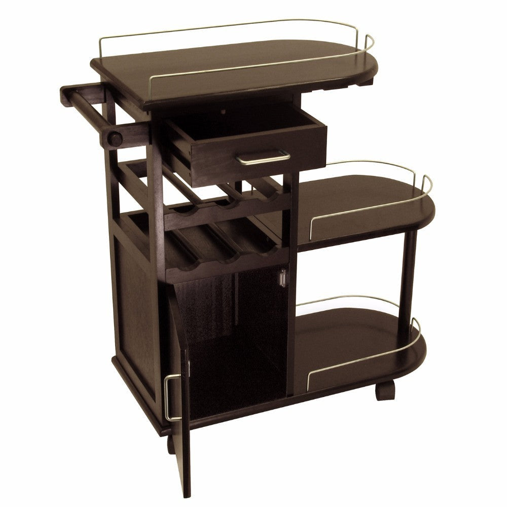 Jimmy Entertainment Cart Espresso WIN-92235