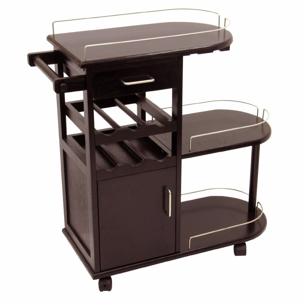 Jimmy Entertainment Cart, Espresso