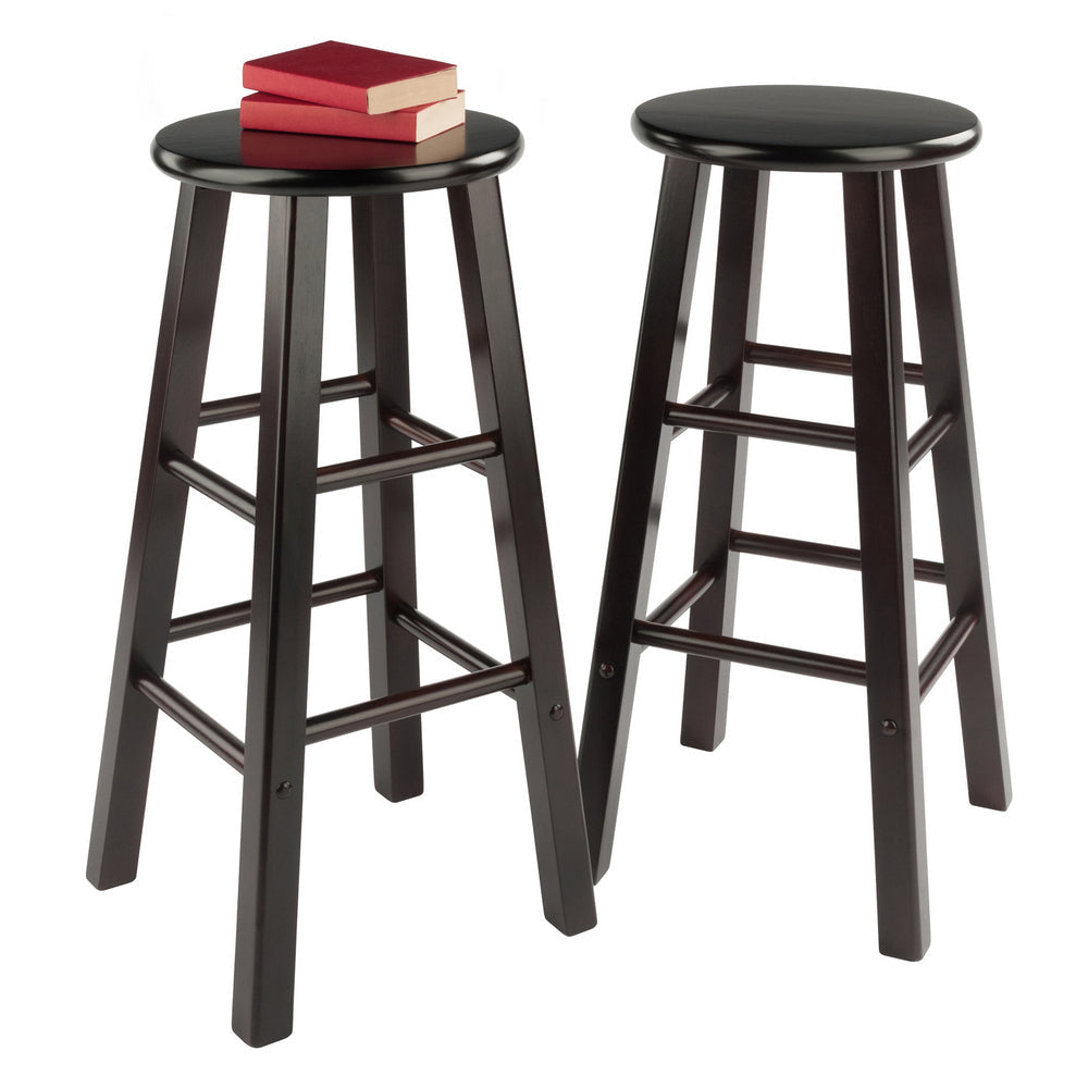 Element 2-Pc Bar Stool Set Espresso WIN-92270