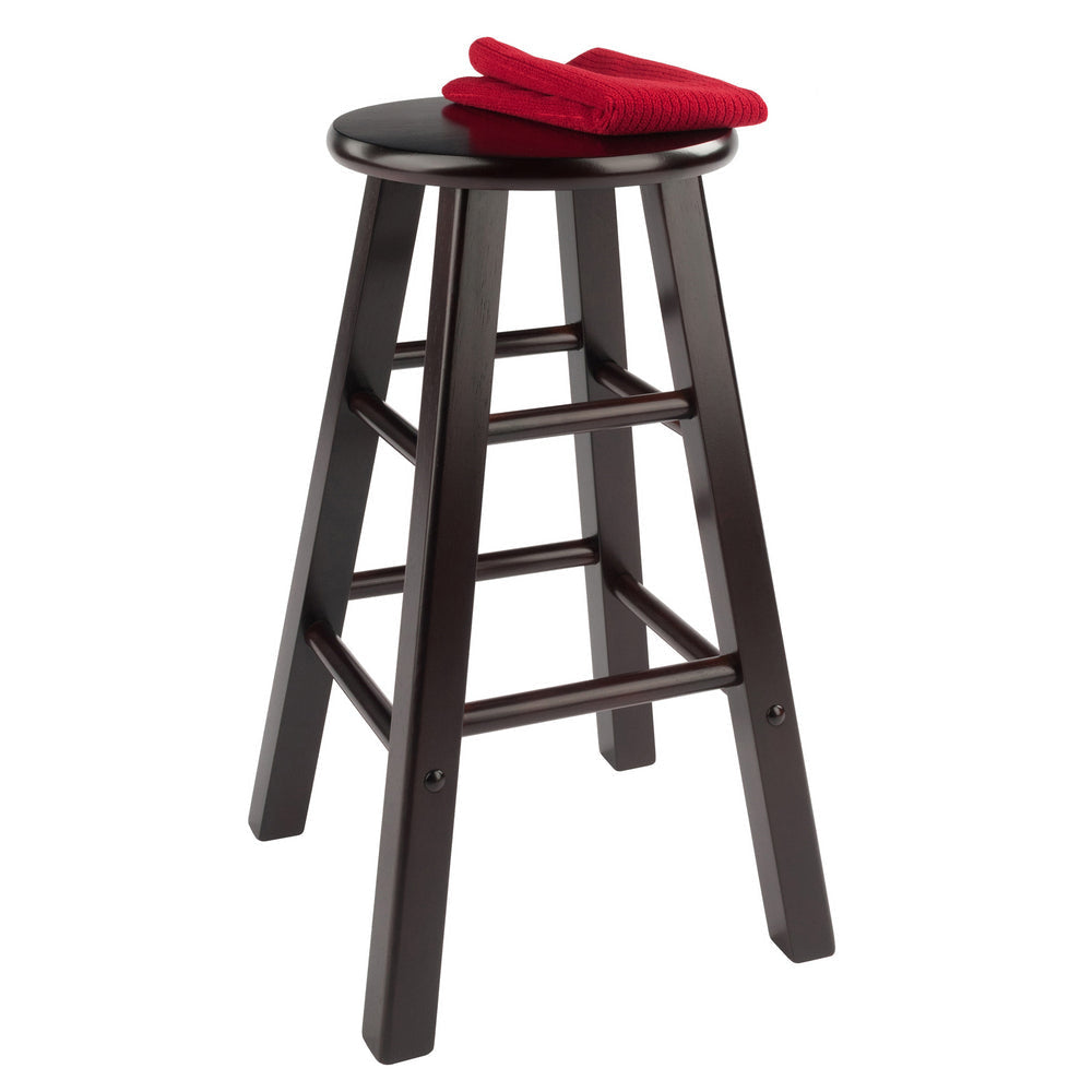 Element 2-Pc Counter Stool Set Espresso WIN-92274