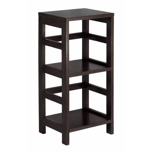 Leo 2-Tier Storage Shelf, Espresso