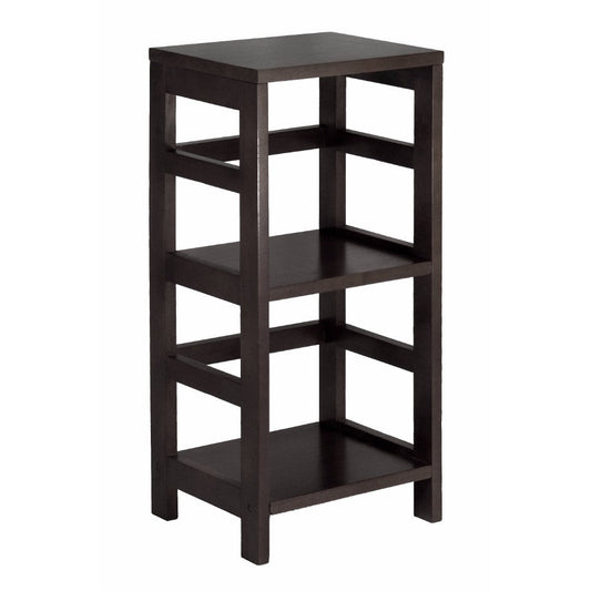 Leo 2-Tier Storage Shelf, Espresso