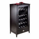 Bordeaux 20-Bottle Wine Cabinet Espesso WIN-92416
