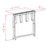 Scarlett Luggage Rack Espresso WIN-92420