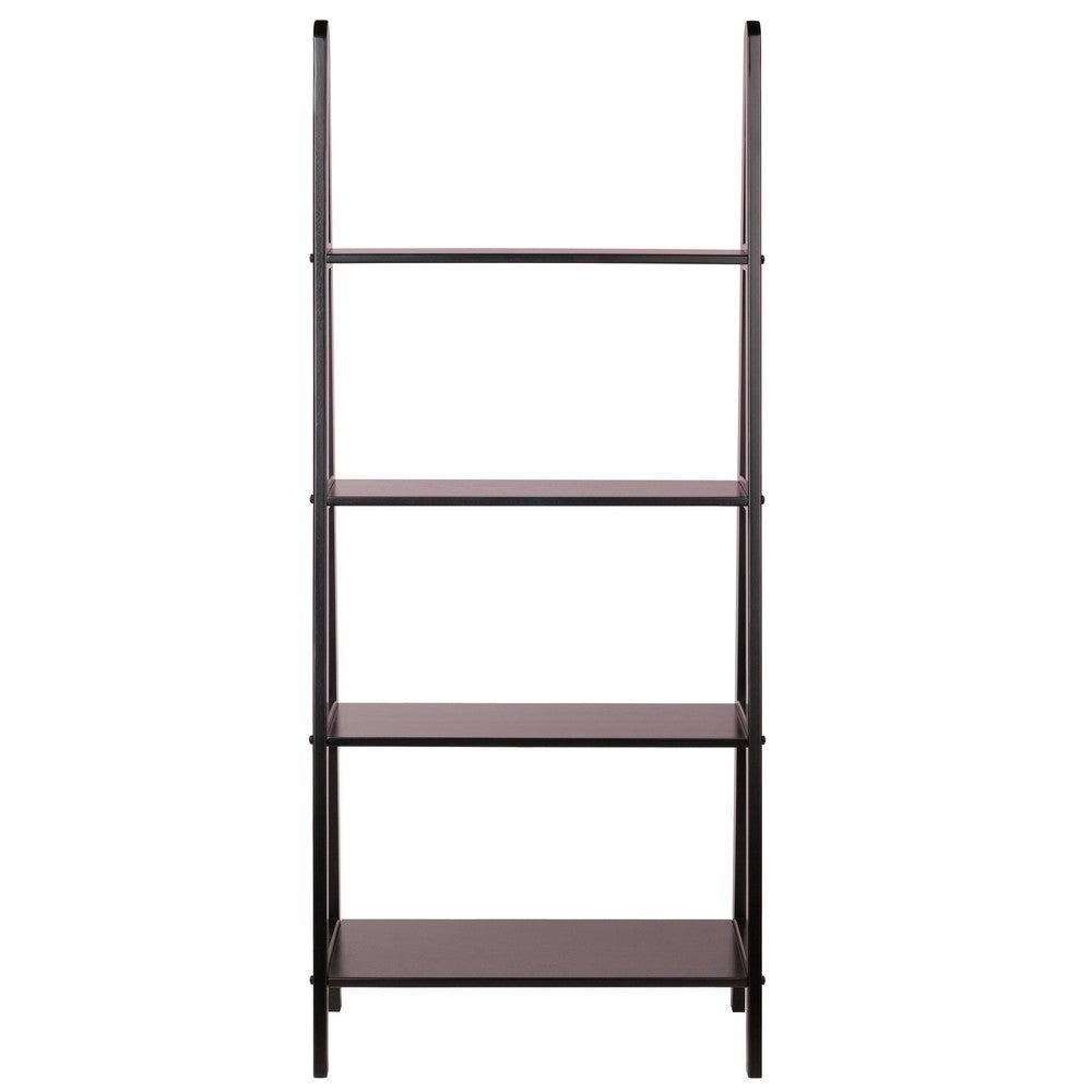 Avalon 4-Tier A-Frame Shelf Espresso WIN-92428