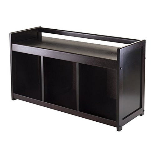 Addison Entryway Storage Bench, Espresso