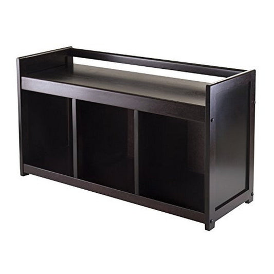 Addison Entryway Storage Bench, Espresso