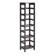 Leo 4-Tier Storage Shelf, Espresso