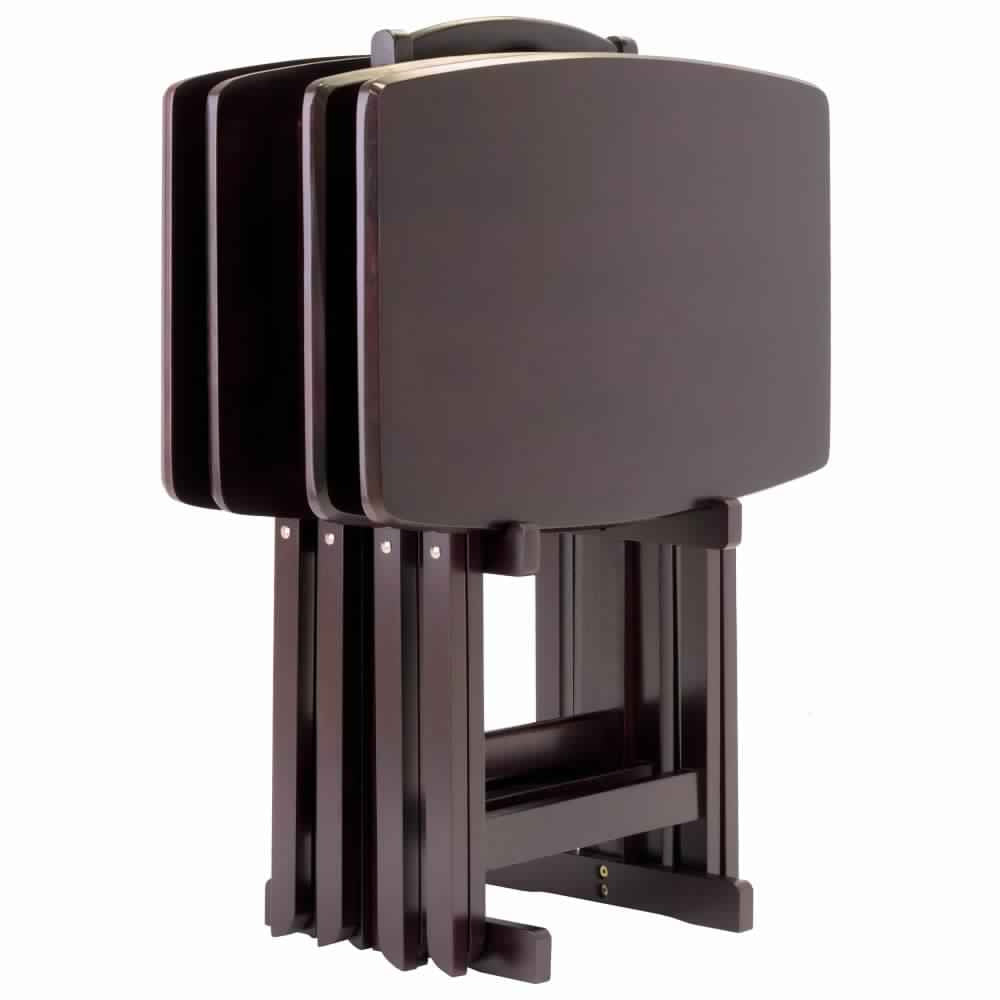 Dylan 5-Pc Oversized Snack Table Set Espresso WIN-92517