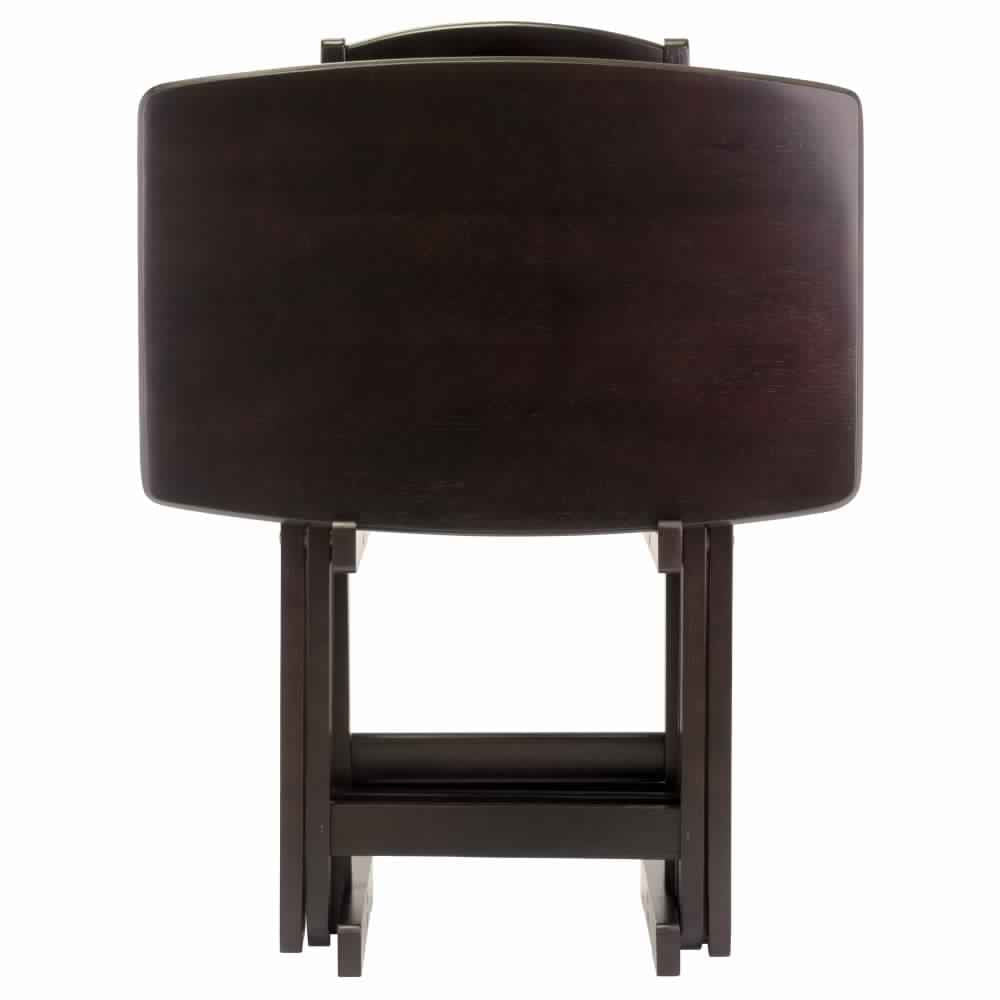 Dylan 5-Pc Oversized Snack Table Set Espresso WIN-92517