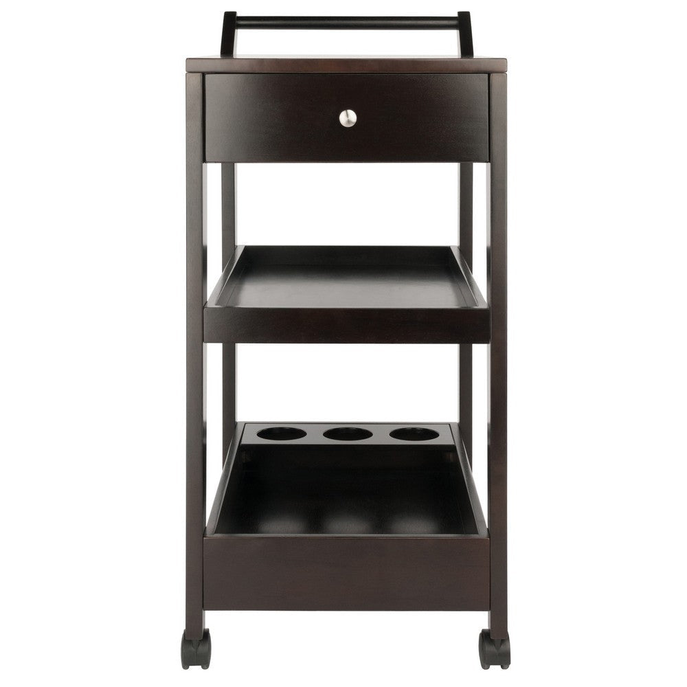 Jeston Entertainment Cart Espresso WIN-92529