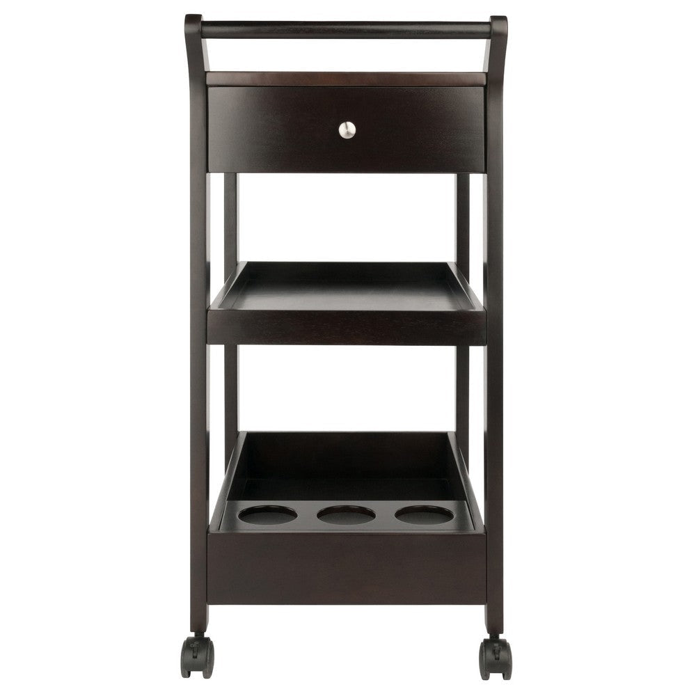 Jeston Entertainment Cart Espresso WIN-92529