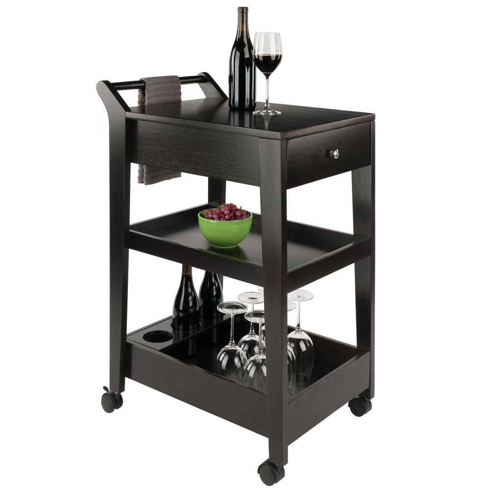 Jeston Entertainment Cart Espresso WIN-92529