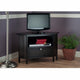 Zena Corner TV and Media Stand Espresso WIN-92634