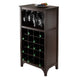Ancona 20-Bottle Wine Cabinet Espresso WIN-92729