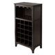 Ancona 20-Bottle Wine Cabinet, Espresso