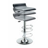Spectrum Adjustable Swivel Stool, Black and Chrome