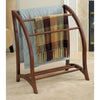 Betsy 3-Rod Blanket Rack, Walnut